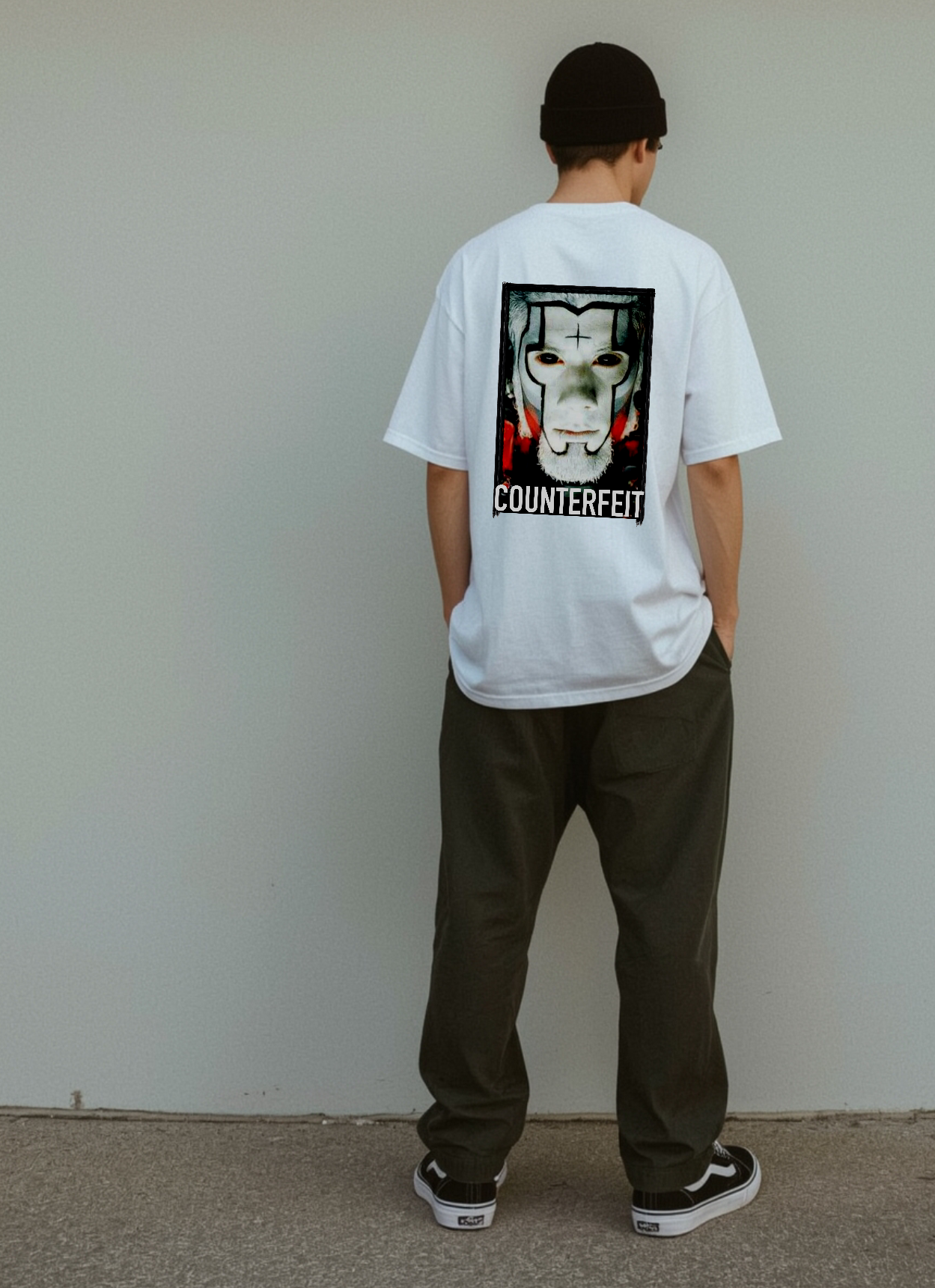 Counterfeit tee White