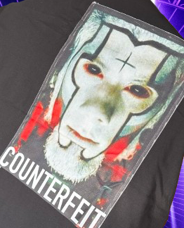 Counterfeit tee Black